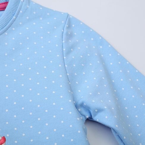 Mrocioa Toddler Girls Sweatshirt Crewneck Hoodies Long Sleeve Fall Winter T-Shirt Kids Cotton Tops in Saudi Arabia