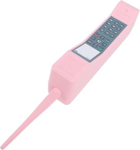 Pilipane Retro Cell Phone Model Simulation Mobile Phone Ornament Vintage Industrial Look Brick Shaped Cell Phone Ornament for Office Study (White) in Kuwait