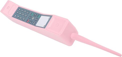Pilipane Retro Cell Phone Model Simulation Mobile Phone Ornament Vintage Industrial Look Brick Shaped Cell Phone Ornament for Office Study (White) in Kuwait