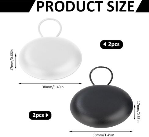 Ear Plug Case,4 Pieces Earplug Case,Carrying Mini Portable Suitable for Travel,Business Trip,Outdoor Activities,Keychains,Earplugs,Trinkets,Pills (Round) in Saudi Arabia