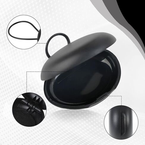 Ear Plug Case,4 Pieces Earplug Case,Carrying Mini Portable Suitable for Travel,Business Trip,Outdoor Activities,Keychains,Earplugs,Trinkets,Pills (Round) in Saudi Arabia