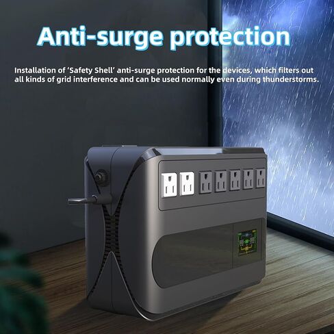 UPS 500W مصدر طاقة غير متقطع غير متصل احتياطي UPS بطارية احتياطية ذكية LCD بطارية احتياطية وبطارية احتياطية لجهاز الكمبيوتر 1000VA/500W GF1000 in Kuwait