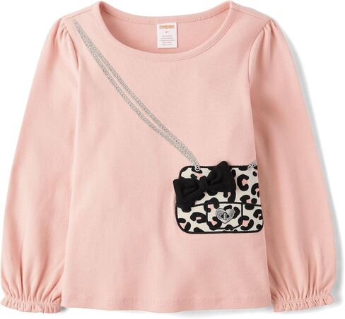 Gymboree Girls' and Toddler Embroidered Graphic Long Sleeve T-Shirts in Saudi Arabia