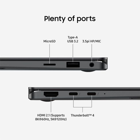 Samsung 15.6 "Galaxy Book5 360 Copilot AI Captop PC Computer ، FHD AMOLED TOUCHNEREN ، 16GB / 512GB ، مكبرات صوت رباعية Dolby ATMOS ، عمر البطارية طوال اليوم ، NP750QHA-K1US ، رمادي in Saudi Arabia