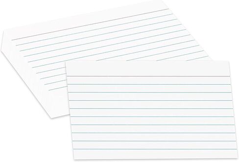Home Advantage Double Sided Ruled White Index Cards, File Lined Note Cards (4-x-6) in Kuwait