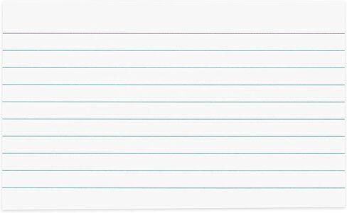 Home Advantage Double Sided Ruled White Index Cards, File Lined Note Cards (4-x-6) in Kuwait