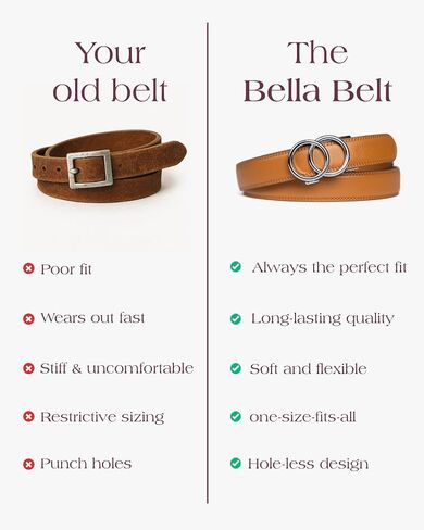 Belt - Ratchet Belt for Women - Womens Belts for Jeans - Fashion Belt for Women - Leather Belt for Dresses in Saudi Arabia