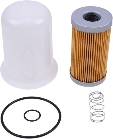 Fuel Filter w/Bowl & Spring T111383 M808286 M808285 Compatible with John Deere 870 955 970 990 1070 4475 5575 6675 7775 4500 4510 4600 4610 4700 4710 in Saudi Arabia
