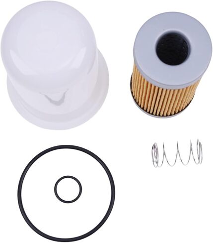 Fuel Filter w/Bowl & Spring T111383 M808286 M808285 Compatible with John Deere 870 955 970 990 1070 4475 5575 6675 7775 4500 4510 4600 4610 4700 4710 in Saudi Arabia