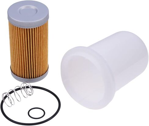 Fuel Filter w/Bowl & Spring T111383 M808286 M808285 Compatible with John Deere 870 955 970 990 1070 4475 5575 6675 7775 4500 4510 4600 4610 4700 4710 in Saudi Arabia