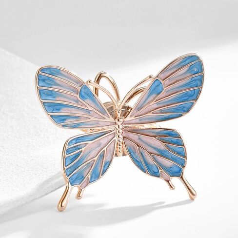Butterfly Brooch Pin for Women Butterfly Pearl Lapel Pin Butterfly Pin Jewelry Gifts in Saudi Arabia