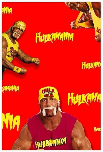 MFGSA Huulk Hogan Poster Canvas Poster Art Decor Decor Print Photo Photogres for Room Bedroom Decoration 12x18inch (30 × 45 سم) in Saudi Arabia