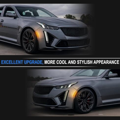 Smoked LED Side Marker Light Replacement for 2020 2021 2022 2023 2024 CT5 Front Bumper Side Marker Lights in Kuwait