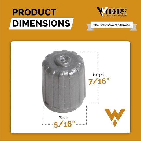 Workhorse Automotive Replacement Black TPMS Tire Valve Stem Caps Pack of 50 in Kuwait