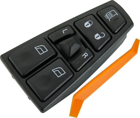 Power Window Switch Fits for Volvo VAH 2011-2015,VHD 2004-2015,VNL 2004-2017,VT 2004-2014,Driver Side Control Door vidrios Master Switch OEM 20752918.18 Pins in Saudi Arabia