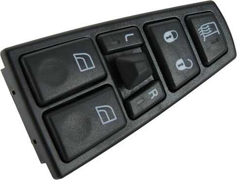 Power Window Switch Fits for Volvo VAH 2011-2015,VHD 2004-2015,VNL 2004-2017,VT 2004-2014,Driver Side Control Door vidrios Master Switch OEM 20752918.18 Pins in Saudi Arabia