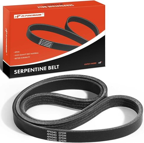A-Premium Engine حزام Serpentine Drive متوافق مع Kia Sorento 2003-2006 & Mitsubishi Eclipse 1999 & Toyota Paseo 1996 ، Tercel & Mazda Miata & Freightliner MT45-1.5L 1.8L 2.4L 3.5L 6.0L in Saudi Arabia