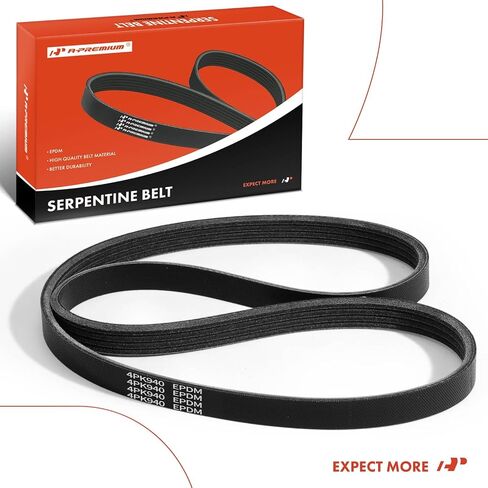A-Premium Engine حزام Serpentine Drive متوافق مع Kia Sorento 2003-2006 & Mitsubishi Eclipse 1999 & Toyota Paseo 1996 ، Tercel & Mazda Miata & Freightliner MT45-1.5L 1.8L 2.4L 3.5L 6.0L in Saudi Arabia