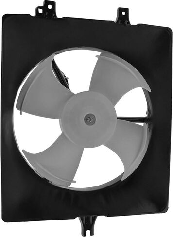 TRQ Right A/C Condenser Cooling Fan Assembly Passenger Side Compatible with 1999-2001 Acura TL 1998-2002 Honda Accord HO3113109 in Saudi Arabia