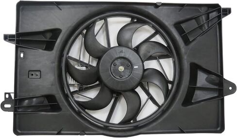 مجموعة مروحة التبريد TYC 623340 متوافقة مع 2014-2020 Jeep Cherokee ، Black in Saudi Arabia