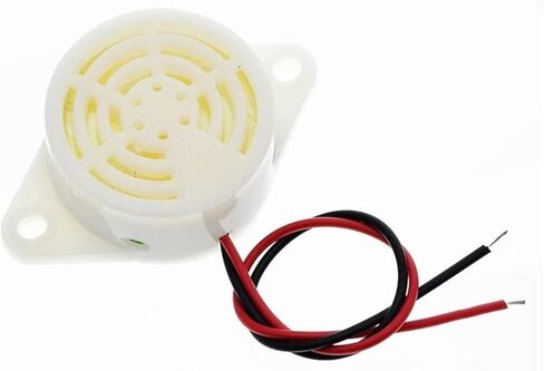 95DB Alarm High-Decibel DC 3-24V 12V Electronic Buzzer Beep Alarm Intermittent Continuous Beep(White) in Saudi Arabia