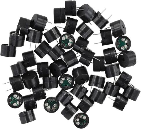 50pcs مكبر الصوت السلبي المعاوقة الكهرومغناطيسية 16 أوم الجرس الكهرومغناطيسي AC/2KHz 3V 5V 9V 12V مكبر صوت in Saudi Arabia