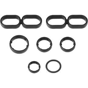 مرشح زيت المحرك الإسكان o طقم ختم الحلقة 7pcs متوافق مع 2014-2021 Chrysler Dodge Jeep Ram 200 300 Pacifica Charger Charger Cherokee Wrangler 1500 Promaster 3.6L 3.2L استبدال# 68191356AA in Kuwait