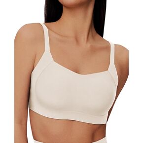 Lift Support Bra with Widen Side, Full Coverage Seamless Bralette no Underwire, No Show Comfortable Bra in Kuwait