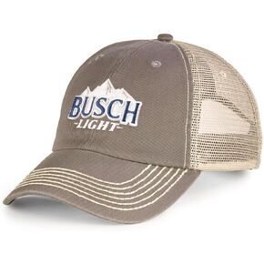 Signature Stitched Mountain Logo Meshback Hat Grey in Saudi Arabia