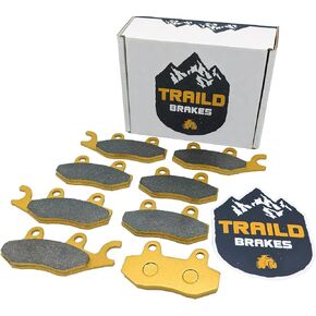 Yamaha Rhino 700 2008-2013 Ceramic Brake Pad Set Front & Rear by Traild in Saudi Arabia
