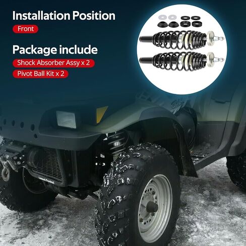 JAVIK Front Strut Shock Absorber for Polaris Sportsman 335/400/500/600/700 Magnum 325/330/425/500 Xplorer 250/300/400/500 Trail Boss Xpress Xpedition ATP Big Boss Trail Blazer 250 Scrambler 400 in Saudi Arabia