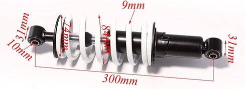 300mm 11.8" Rear Shock Absorber for Dirt Pit Bike Coolster ATV Quad Buggy 110cc 125cc (1) in Saudi Arabia
