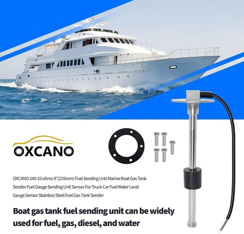 Marine Fuel Sending Unit 0-90 ohms 8.5"(216mm) for Boat Fuel Tank Sender Stainless Steel Fuel Lever Sending Units Water Fuel Gauge Sender for Car Truck Vehicle in Saudi Arabia