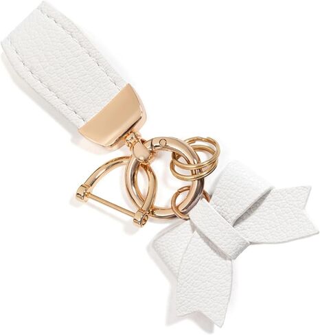 Leather Bow Keychain - Car Keychain Cute Purse Charms Bag Charms for Women - Bow keychain for Purse Handbag Backpack in Kuwait