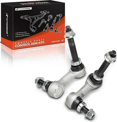 A -Premium 2 x Front RWD Sway Bar Links Bar Bar Rinks ، ملائمة لـ Infiniti Nissan - 2007-2023 - Q50 ، QX50 ، Q60 ، G37 ، Q70 ، Q70L ، Q40 ، ex35 ، ex37 ، G25 ، G35 ، M35H ، M37 ، M56 ، in Saudi Arabia