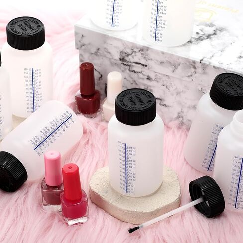 Honeydak 30 Pcs 5oz/150ml Paint Touch up Bottles Empty Touch up Bottle with Brush, Safe Lids, and Mixing Balls, Fluid Capacity Leftover Paint Container for Fix Chips, Scratches, Auto Car Repair in Saudi Arabia
