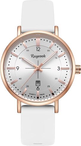 Ladies Quartz Analog Watch,Silicone Band, Calendar Date Display, Water Resistant, Watch for Women Nurses Female Nursing in Kuwait