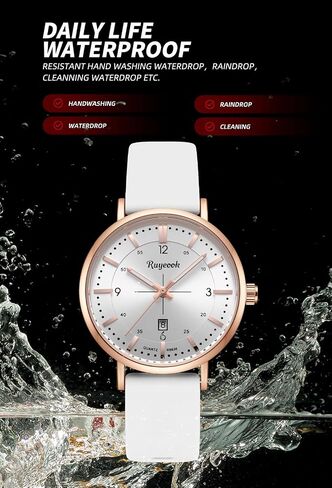 Ladies Quartz Analog Watch,Silicone Band, Calendar Date Display, Water Resistant, Watch for Women Nurses Female Nursing in Kuwait