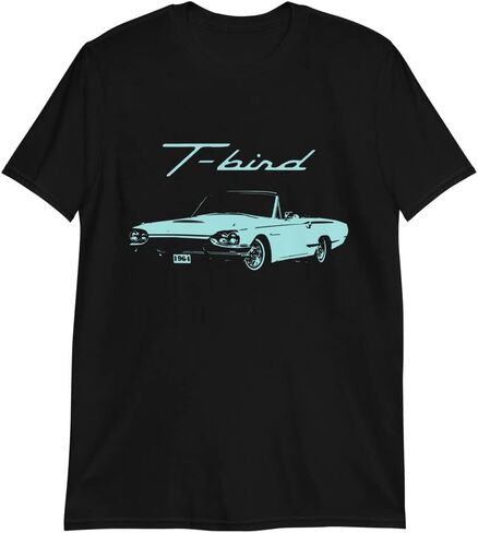 1964 Thunderbird T-Bird Classic Car Custom Collector Cars Art American Automotive Nostalgia T-Shirt in Saudi Arabia