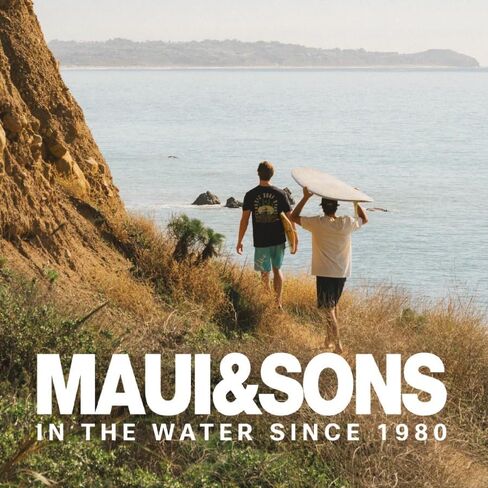 Maui & Sons الأسماك الطويلة للرجال من قميص الماء in Kuwait