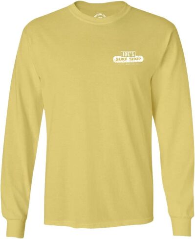 JOES SURF SHOP Men's Vintage Beach Logo Long Sleeve Tees in Kuwait