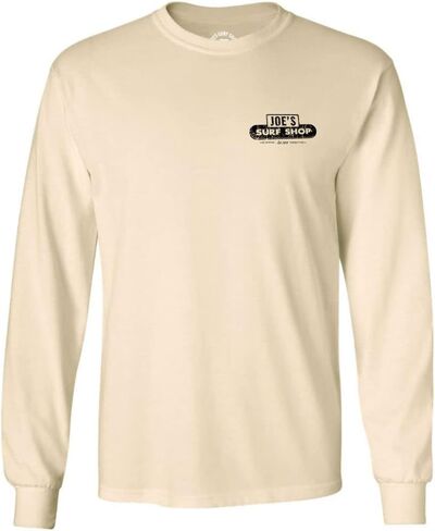 JOES SURF SHOP Men's Vintage Beach Logo Long Sleeve Tees in Kuwait