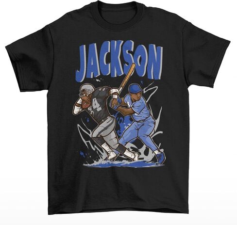 Bo Jackson Baseball and Football Cartoon Stirt in Kuwait