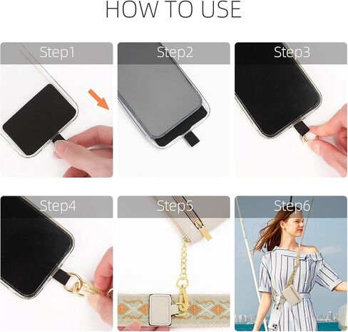 ZOPPEN Phone Lanyard Crossbody, Clip and Go Strap for Phone with Wallet Crossbody, Phone Strap with Zippered Pouch, Adjustable Strap with Phone Tethe Tap for All Phones, Brown in Kuwait