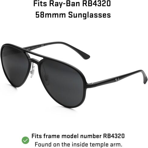 Revant Replacement Lenses for Ray-Ban RB4320 58mm in Saudi Arabia