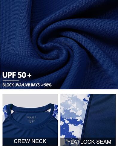 FISHEAL Long Sleeve Fishing Shirts for Men, UPF 50+ Camo Sun Protection Rash Guard, UV Shirt for Swimming Hunting Outdoor in Saudi Arabia