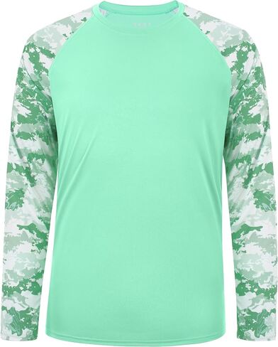 FISHEAL Long Sleeve Fishing Shirts for Men, UPF 50+ Camo Sun Protection Rash Guard, UV Shirt for Swimming Hunting Outdoor in Saudi Arabia