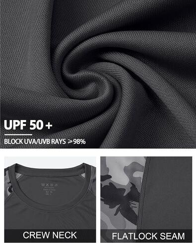 قمصان صيد طويلة الأكمام طويلة الأكمام للرجال ، UPF 50+ حماية من أشعة الشمس الحارس ، قميص الأشعة فوق البنفسجية للسباحة في الهواء الطلق في الهواء الطلق in Kuwait