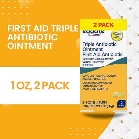 Schmidt Empire First Aid Aid Triple ، حماية العدوى ، 1 أوقية 2 Pack- Equat'e الإسعافات الأولية ، رعاية الجرح على مدار 24 ساعة (حزمة 3) in Kuwait