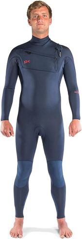 Dakine Men's 4/3mm Mission Chest Zip Fullsuit Wetsuit Black, X-Large in Saudi Arabia